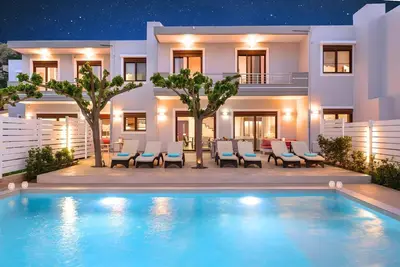Image de Maison de vacances Georgioupoli pour 1 - 12 personnes avec 4 chambres à coucher - Maison jumelée