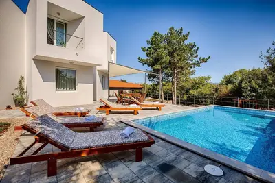 Image de Maison de vacances Žestilac pour 1 - 8 personnes avec 3 chambres à coucher - Maison de vacances