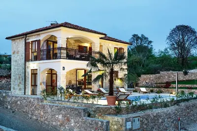 Image de Maison de vacances Vantačići pour 1 - 8 personnes avec 3 chambres à coucher - Maison de vacances