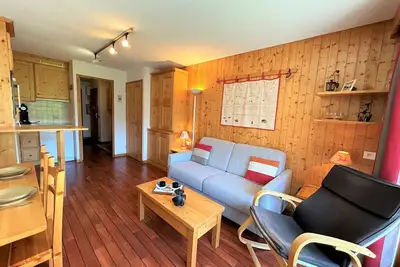 Image de Appartement 2 pièces, 5 pers, Centre de Méribel, proche pistes, balcon Sud
