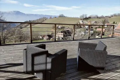 Image de Studio de charme, vue panoramique d' exception, terrasse