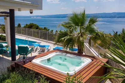 Image de Seaview Villa Marija with private pool 30sqm, jacuzzi, sauna, beach 300m