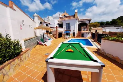 Image de Villa El Suspiro Frigiliana Nerja avec vue panoramique spectaculaire sur la mer