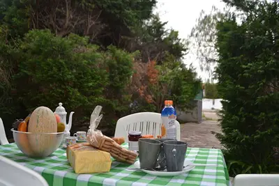 Maison de vacances avec espace extérieur équipé à Torre dell'Orso