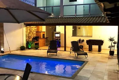 Image de Linda casa de alto padrĂŁo com Wi-Fi e lazer em Mg