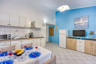 Image de Sunset Sea View Blue Apartment, Jasenice, Croatia