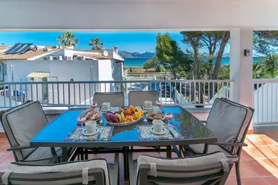 Image de Confortable et bel appartement face à la mer à Sa Marina, Alcudia
