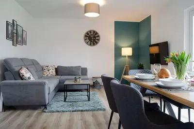 Image de Ferienwohnung Sonnenwinkel am HarkebrĂĽgger See mit Sauna