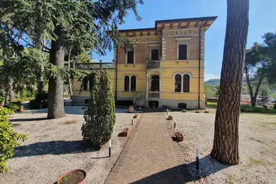 Image de Appartement de vacances La Dimora del Musicista : vue sur les montagnes, Wi-Fi, jardin