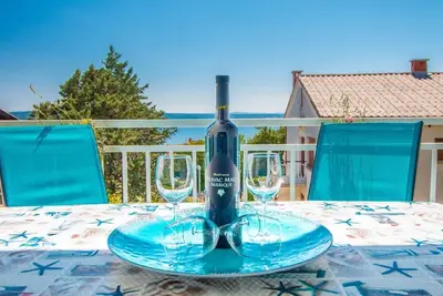 Image de Appartement de vacances Dramalj pour 1 - 6 personnes avec 2 chambres à coucher - Logement de vacance