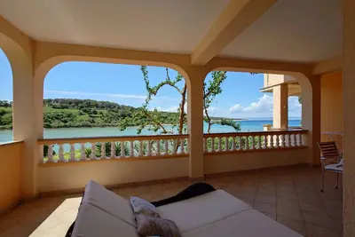 Appartement dans Kampor avec vue mer, Balcon, Climatisation, Wifi (4838-1)