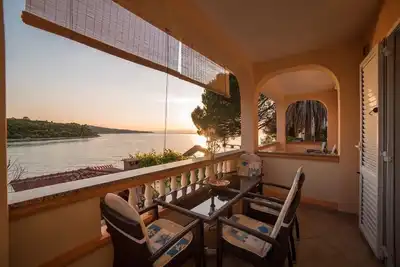 Appartement dans Kampor avec vue mer, Balcon, Climatisation, Wifi (4838-2)