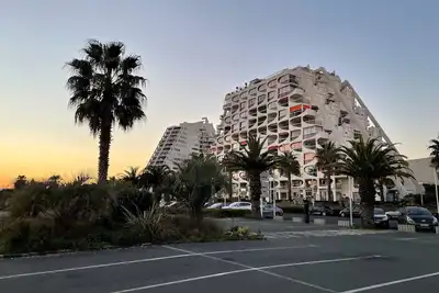 Image de Appartement confortable Ă la Grande Motte, belle vue sur port, mer et plages
