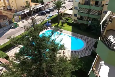 Image de Cozy apartment on the Beach with pool and tennis. Ideal family trips.