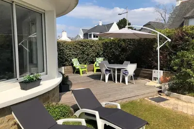 Image de Unique appartement avec jardin privatif Ă 30 m de la plage