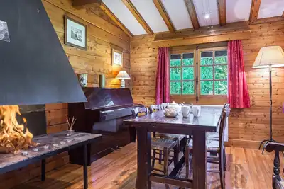 Image de Charmant chalet 2 chambres à Megève Mont d'Arbois, terrasse et jardin, proche des pistes