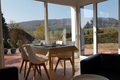 Image de Modern, light-flooded vacation apartment in the Weserbergland Nature Park