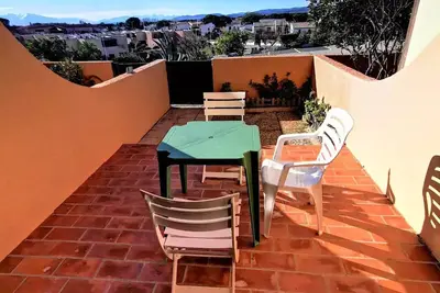 Joli studio pour 3 personnes avec terrasse en rez de chaussée à Port Leucate. Réf: 1MM2_239