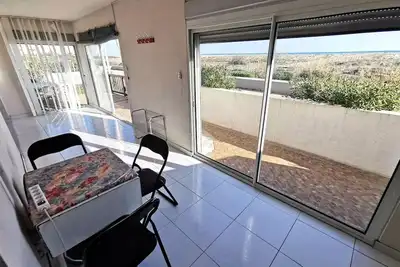 Appartement 3 pièces pour 7 personnes avec Wifi face à la mer à Port Leucate en rez de chaussée. réf: 1AM_102
