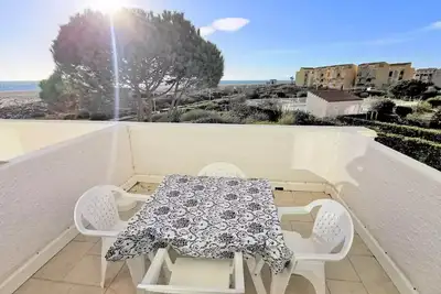 Appartement T2 avec deux loggias - 6 couchages Port Leucate. Réf: 2CYC_12A