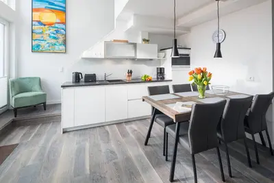 Image de High-quality 4-room apartment, 3 bedrooms, large living room. Roof terrace, Norderney