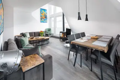 Image de High-quality 4-room apartment, 3 bedrooms, large living room. Roof terrace, Norderney