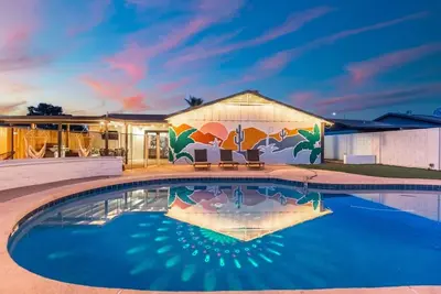 Boho Oasis | Private Pool•Bbq Grill•Pet Friendly