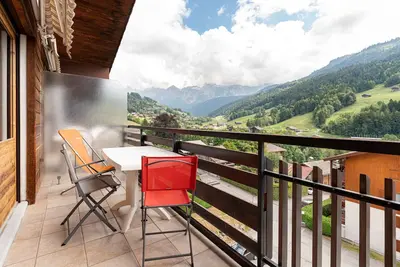 Image de Au Coeur du Grand Bornand avec vue sur les Aravis
