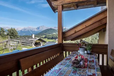 Image de Appartement de vacances \"Tschigghof\" avec vue sur les montagnes, Wi-Fi et jardin