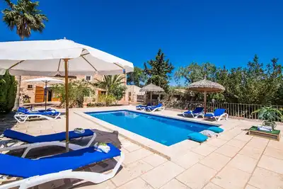 Image de Maison de campagne à Majorque Cas Verros avec piscine