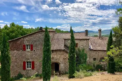 Image de Prieuré entier, 12 pers. , piscine privée au coeur de l'Ardèche bucolique