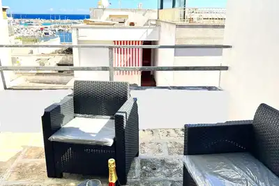 Image de \"Vue sur la mer\" Maison de Luxe San Foca avec Climat et Wi-Fi