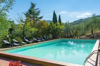 Image de Belle maison de vacances privée avec Wifi, piscine privée, Tv, balcon, vue panoramique, parking