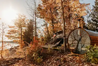 Image de Lake Superior Waterfront Home with Wood Stove Sauna!