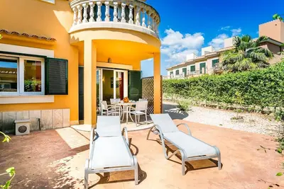 Image de Maison de vacances Sa Ràpita pour 1 - 4 personnes avec 2 chambres à coucher - Maison mitoyenne