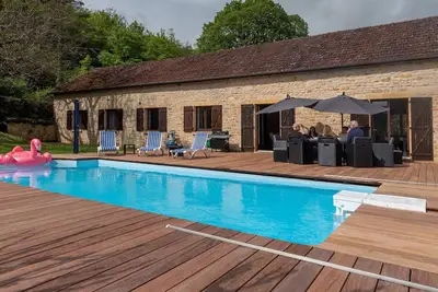 Image de ★ Maison Périgourdine ★ Piscine chauffée et Spa ★ 8 personnes