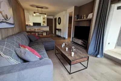 Image de Appartement neuf 54m² Les Gets, centre, balcon sud-ouest, Wifi, parking