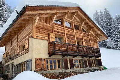 Image de Chalet d'alpage entièrement exposé sud au pied du Mont Blanc