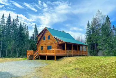 Image de 40pl Log cabin - Ac, in the White Mountains,