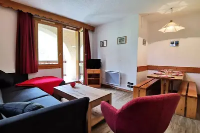 Image de Les Lauzes 48 - Schöne 2 Zimmer, Blick auf die Pisten, klassifiziert 3 Sterne