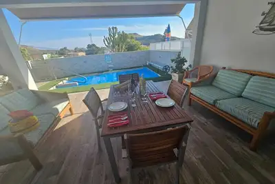 Image de villa piscine prive de 1 a 7 personnes a 300metre des plage san juan de terreros