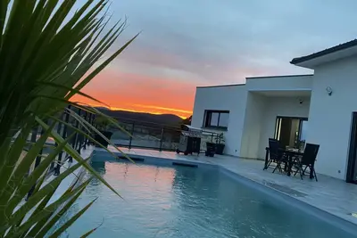 Image de Villa Contemporaine Avec vue Panoramique sur les Cévennes