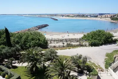 Accès direct à la plage, T2 4pers
