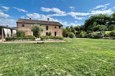 Sprawling Italian villa with pool and gardens minutes to the Adriatic Sea.