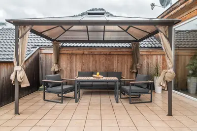 Image de Appartement \"Cater Residence Bun Sté\" avec vue sur la montagne, jacuzzi, sauna et jardin