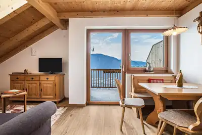 Image de Appartement de vacances \"Rosengarten - Wernerhof\" avec vue sur les montagnes, Wi-Fi et jardin