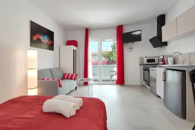 Image de Fantastico 1 - Groser Balkon, Gratis Perkplatz, Klimaanlage, gratis Netflix, Bbq