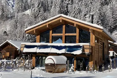 Image de Aikoa: Regenerative Mountain Hideaway, Chamonix Lux Ecolodge, spa, pool, sauna