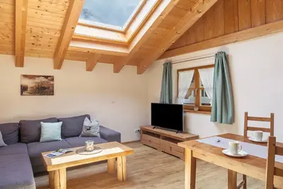 Image de Appartement de charme \"Ferienhaus Huber\" avec vue sur les montagnes