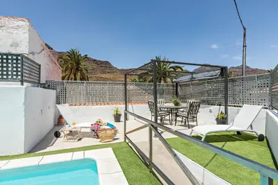 Image de Maison de vacances 'Casa La Huertecilla' avec piscine privée